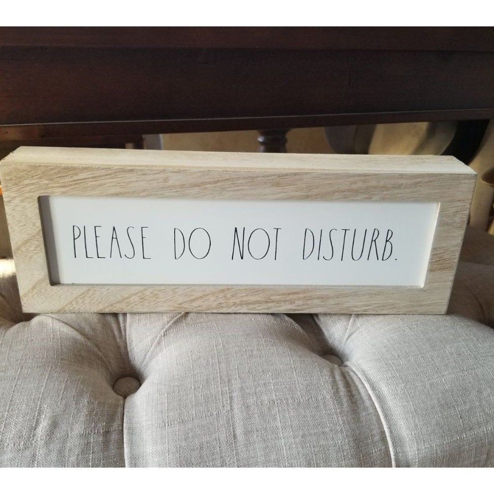 Rae Dunn PLEASE DO NOT DISTURB Sign BRAND NEW with TAGS